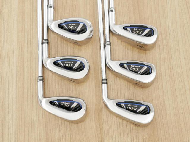 Iron set : XXIO : ชุดเหล็ก XXIO Cross (ออกปี 2019 ตีไกลที่สุดของที่สุดจาก XXIO หน้าเด้งสุดๆ) มีเหล็ก 6-Pw,Aw (6 ชิ้น ตีไกลกว่าปกติ 2 เบอร์) ก้านเหล็ก NS Pro 870 DST Flex R