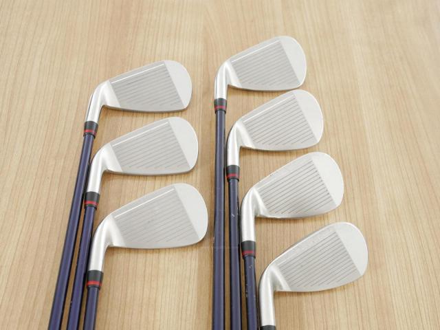 Iron set : Daiwa : ชุดเหล็ก Daiwa OnOff AKA (ออกปี 2021 หน้าเด้ง Maraging ยืดยุบได้ ตีง่าย นุ่ม ไกลมากๆ) มีเหล็ก 6-Pw,Aw,Sw (7 ชิ้น) ก้านกราไฟต์ Flex R