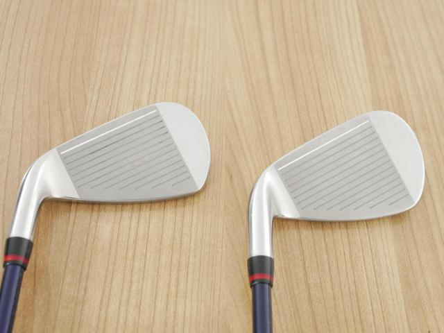 Iron set : Daiwa : ชุดเหล็ก Daiwa OnOff AKA (ออกปี 2021 หน้าเด้ง Maraging ยืดยุบได้ ตีง่าย นุ่ม ไกลมากๆ) มีเหล็ก 6-Pw,Aw,Sw (7 ชิ้น) ก้านกราไฟต์ Flex R