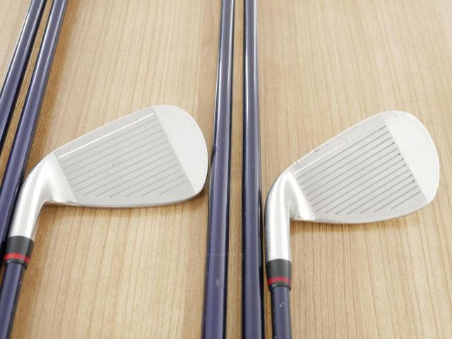 Iron set : Daiwa : ชุดเหล็ก Daiwa OnOff AKA (ออกปี 2021 หน้าเด้ง Maraging ยืดยุบได้ ตีง่าย นุ่ม ไกลมากๆ) มีเหล็ก 6-Pw,Aw,Sw (7 ชิ้น) ก้านกราไฟต์ Flex R