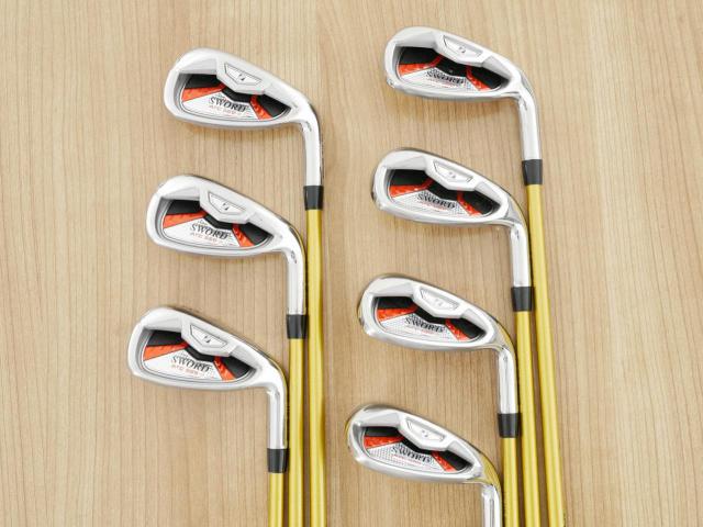 Iron set : Katana : ชุดเหล็ก Katana Sword ATC-589a (หน้าเด้ง) มีเหล็ก 6-Pw,Aw,Sw (7 ชิ้น) ก้านกราไฟต์ Fujikura Speeder 589 Flex R