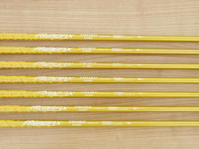 Iron set : Katana : ชุดเหล็ก Katana Sword EX500 มีเหล็ก 6-Pw,Aw,Sw (7 ชิ้น) ก้าน Sword Fujikura Rombax Flex R
