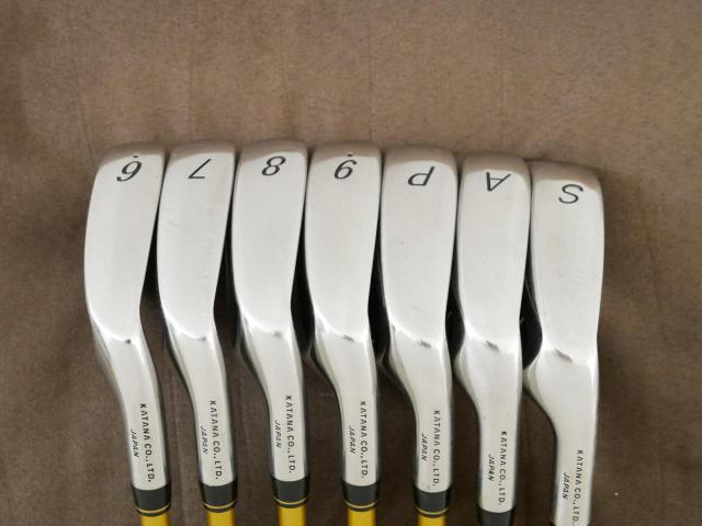 Iron set : Katana : ชุดเหล็ก Katana Sword EX500 มีเหล็ก 6-Pw,Aw,Sw (7 ชิ้น) ก้าน Sword Fujikura Rombax Flex R