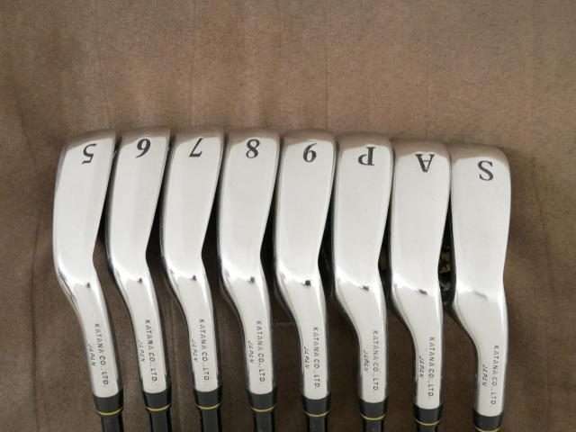 Iron set : Katana : ชุดเหล็ก Katana Snipe Iron GS-1 มีเหล็ก 5-Pw,Aw,Sw (8 ชิ้น) ก้านกราไฟต์ Flex R