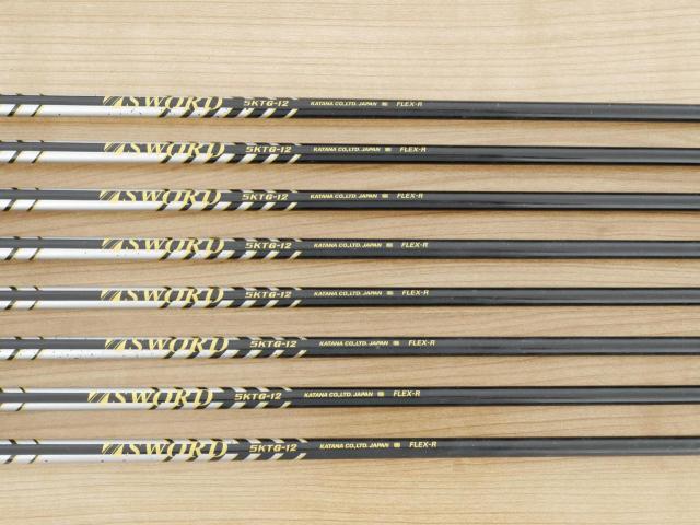 Iron set : Katana : ชุดเหล็ก Katana Snipe Iron GS-1 มีเหล็ก 5-Pw,Aw,Sw (8 ชิ้น) ก้านกราไฟต์ Flex R
