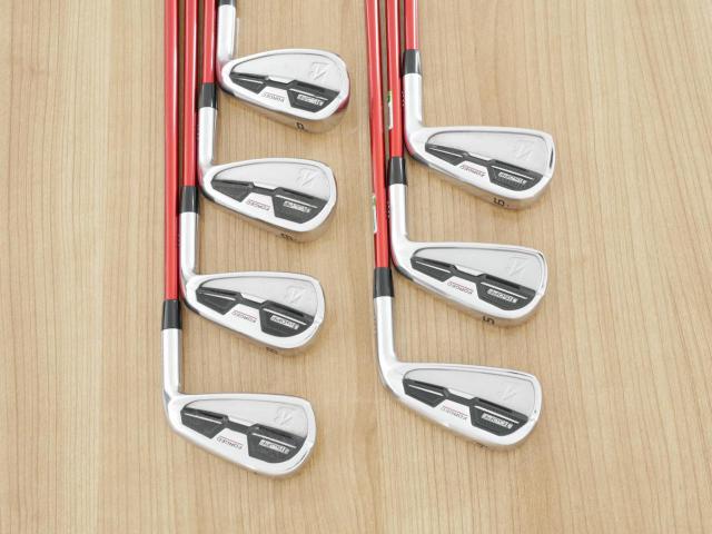 Iron set : Bridgestone : ชุดเหล็ก Bridgestone J15 DPF Forged (นุ่มแน่น) มีเหล็ก 4-Pw (7 ชิ้น) ก้านกราไฟต์ Tour AD Flex S