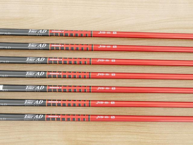 Iron set : Bridgestone : ชุดเหล็ก Bridgestone J15 DPF Forged (นุ่มแน่น) มีเหล็ก 4-Pw (7 ชิ้น) ก้านกราไฟต์ Tour AD Flex S
