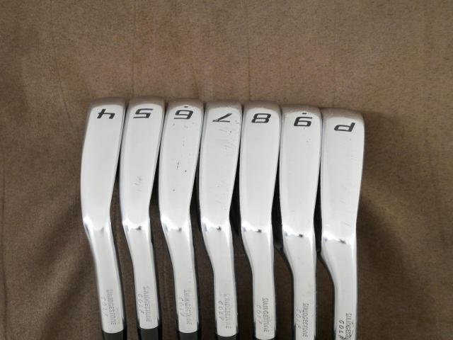 Iron set : Bridgestone : ชุดเหล็ก Bridgestone J15 DPF Forged (นุ่มแน่น) มีเหล็ก 4-Pw (7 ชิ้น) ก้านกราไฟต์ Tour AD Flex S