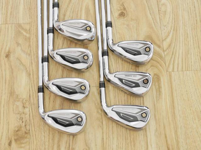 Iron set : Taylormade : ชุดเหล็ก Taylormade Gloire (รุ่นท๊อปสุด Japan Spec. ใบใหญ่ ตีง่าย ไกล) มีเหล็ก 6-Pw,Aw,Sw (7 ชิ้น) ก้านเหล็ก NS Pro 850 Flex R