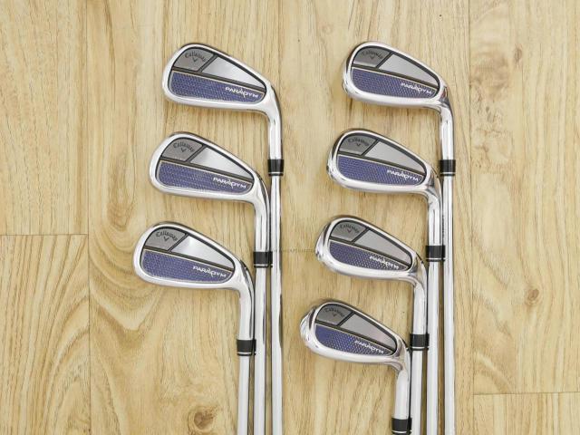 Iron set : Callaway : ชุดเหล็ก Callaway Paradym (รุ่นล่าสุด ออกปี 2023 Japan Spec.) มีเหล็ก 6-Pw,Aw,52 (7 ชิ้น) ก้านเหล็ก NS Pro 950 NEO Flex S