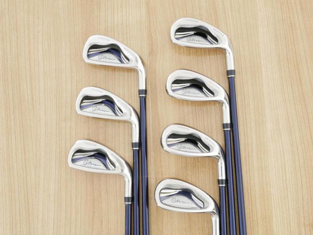 Iron set : Daiwa : **มีตำหนิ** ชุดเหล็ก Daiwa GIII (รุ่นท๊อปสุด หน้าเด้งสุดๆ ใบใหญ่ ตีไกล) มีเหล็ก 5-Pw,Aw (7 ชิ้น) ก้านกราไฟต์ Flex SR