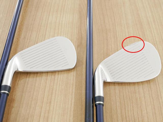 Iron set : Daiwa : **มีตำหนิ** ชุดเหล็ก Daiwa GIII (รุ่นท๊อปสุด หน้าเด้งสุดๆ ใบใหญ่ ตีไกล) มีเหล็ก 5-Pw,Aw (7 ชิ้น) ก้านกราไฟต์ Flex SR