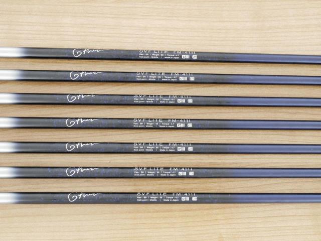 Iron set : Daiwa : **มีตำหนิ** ชุดเหล็ก Daiwa GIII (รุ่นท๊อปสุด หน้าเด้งสุดๆ ใบใหญ่ ตีไกล) มีเหล็ก 5-Pw,Aw (7 ชิ้น) ก้านกราไฟต์ Flex SR