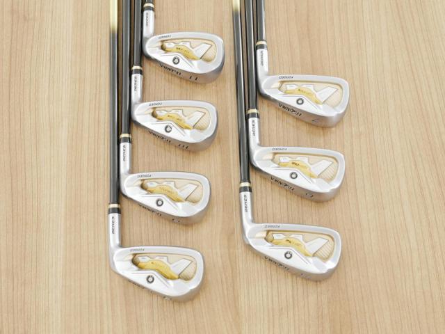 Iron set : Honma : ชุดเหล็ก Honma Beres IS-02 (หน้าเด้ง Forged) มีเหล็ก 5-11 (7 ชิ้น เทียบเท่า 4-Pw) ก้าน ARMRQ 6 (49) Flex R (2 ดาว)