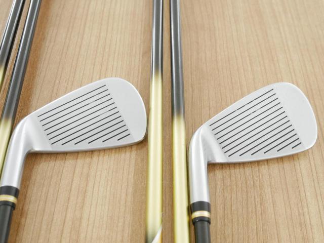 Iron set : Honma : ชุดเหล็ก Honma Beres IS-02 (หน้าเด้ง Forged) มีเหล็ก 5-11 (7 ชิ้น เทียบเท่า 4-Pw) ก้าน ARMRQ 6 (49) Flex R (2 ดาว)
