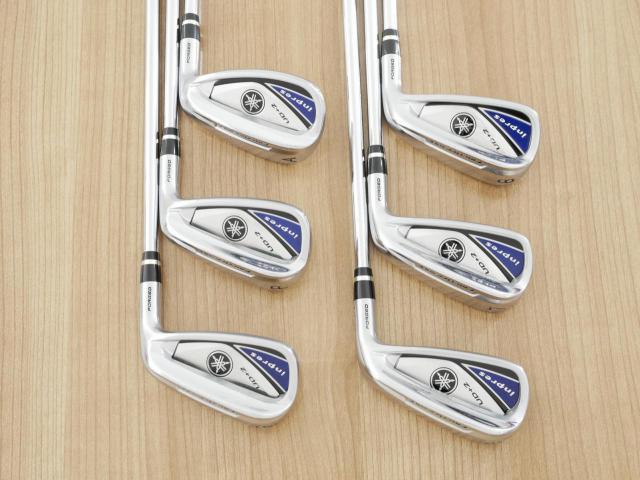 Iron set : Yamaha : ชุดเหล็ก Yamaha Inpres UD+2 (ออกปี 2019 ตีไกลที่สุด ไกลกว่าเหล็กทั่วไป 2 เบอร์ หน้าเด้ง COR 0.822) มีเหล็ก 6-Pw,Aw (6 ชิ้น) ก้านเหล็ก NS Pro Zelos 7 Flex R
