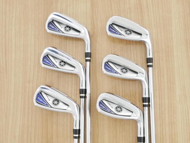 Iron set : Yamaha : ชุดเหล็ก Yamaha Inpres UD+2 (ออกปี 2019 ตีไกลที่สุด ไกลกว่าเหล็กทั่วไป 2 เบอร์ หน้าเด้ง COR 0.822) มีเหล็ก 6-Pw,Aw (6 ชิ้น) ก้านเหล็ก NS Pro Zelos 7 Flex R