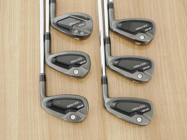 Iron set : Epon : ชุดเหล็ก EPON EF-02I Forged (ออกปี 2022 ใบใหญ่ ตีง่าย ไกล) มีเหล็ก 6-Pw,Aw (6 ชิ้น) ก้านเหล็ก NS Pro 950 Flex S