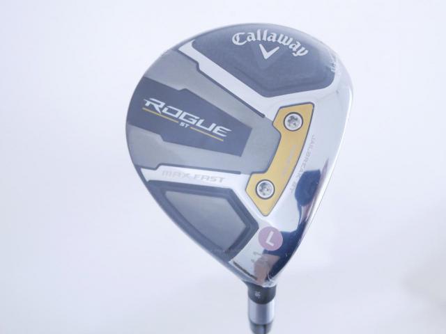 Lady club : All : **ของใหม่ ยังไม่แกะพลาสติก** หัวไม้ 3 Callaway Rogue ST Max Fast (ออกปี 2022) Loft 16 ก้าน Mitsubishi ELDIO 40 Flex L