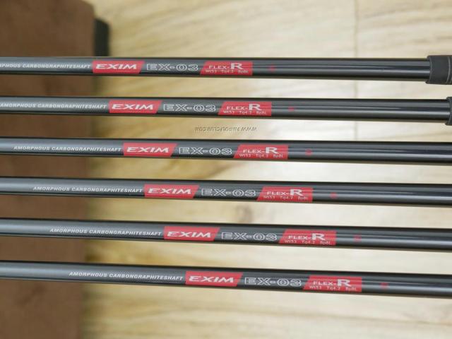 Iron set : Maruman : ชุดเหล็ก Maruman EXIM Nano II มีเหล็ก 5-Pw (6 ชิ้น) ก้านกราไฟต์ Flex R
