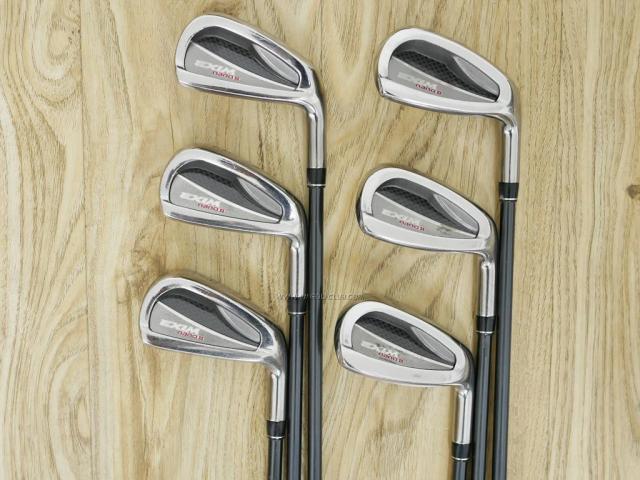 Iron set : Maruman : ชุดเหล็ก Maruman EXIM Nano II มีเหล็ก 5-Pw (6 ชิ้น) ก้านกราไฟต์ Flex R