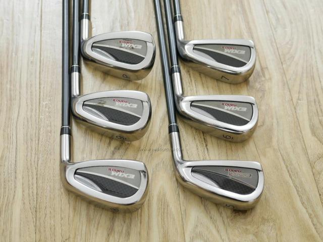 Iron set : Maruman : ชุดเหล็ก Maruman EXIM Nano II มีเหล็ก 5-Pw (6 ชิ้น) ก้านกราไฟต์ Flex R