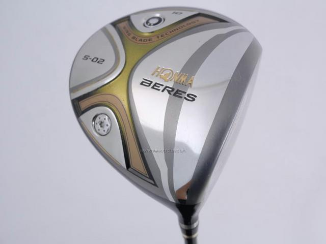 Driver : Honma : ไดรเวอร์ Honma Beres S-02 (460cc.) Loft 10 ก้าน ARMRQ 6 (45) FLex R (2 ดาว)