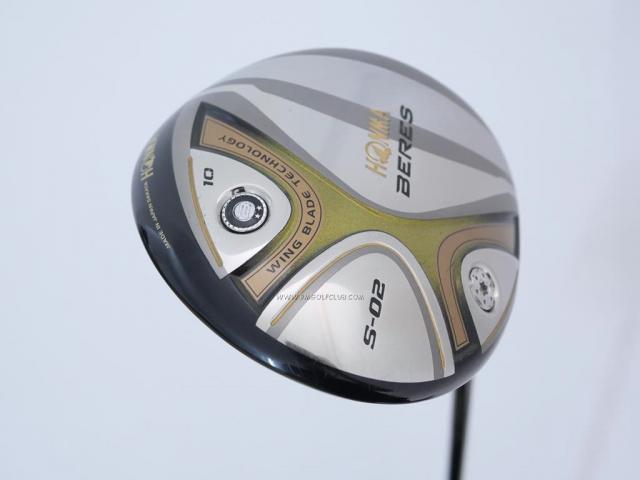 Driver : Honma : ไดรเวอร์ Honma Beres S-02 (460cc.) Loft 10 ก้าน ARMRQ 6 (45) FLex R (2 ดาว)