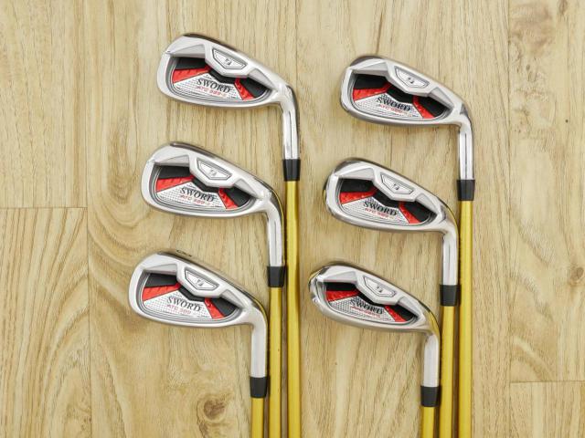 Iron set : Katana : ชุดเหล็ก Katana Sword ATC-589a (หน้าเด้ง) มีเหล็ก 6-Pw,Sw (6 ชิ้น) ก้านกราไฟต์ Fujikura Speeder 589 Flex R