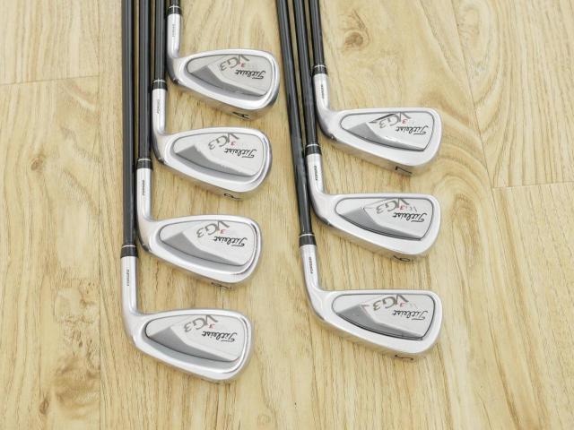 Iron set : Titleist : ชุดเหล็ก Titleist VG3 Forged (Japan Spec.) มีเหล็ก 5-Pw,Aw (7 ชิ้น) ก้านกราไฟต์ Fujikura VGI 60 Flex R