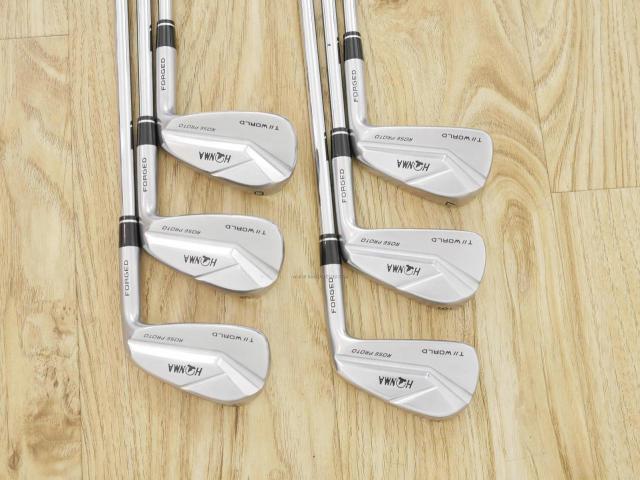 Iron set : Honma : ชุดเหล็ก Honma TW-MB Rose Proto (Forged ปี 2020) มีเหล็ก 5-10 (6 ชิ้น) ก้านเหล็ก AMT Tour White S200