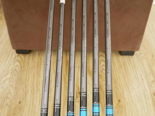Iron set : Taylormade : ชุดเหล็ก Taylormade SIM MAX OS (ออกปี 2020 Japan Spec.) มีเหล็ก 6-Pw,Aw (6 ชิ้น) ก้านกราไฟต์ Mitsubishi Tensei TM60 Flex R