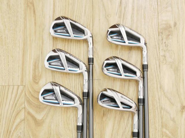 Iron set : Taylormade : ชุดเหล็ก Taylormade SIM MAX OS (ออกปี 2020 Japan Spec.) มีเหล็ก 6-Pw,Aw (6 ชิ้น) ก้านกราไฟต์ Mitsubishi Tensei TM60 Flex R