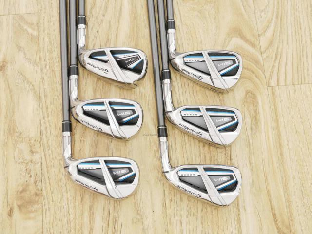 Iron set : Taylormade : ชุดเหล็ก Taylormade SIM MAX OS (ออกปี 2020 Japan Spec.) มีเหล็ก 6-Pw,Aw (6 ชิ้น) ก้านกราไฟต์ Mitsubishi Tensei TM60 Flex R