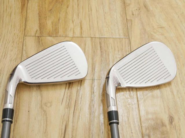 Iron set : Taylormade : ชุดเหล็ก Taylormade SIM MAX OS (ออกปี 2020 Japan Spec.) มีเหล็ก 6-Pw,Aw (6 ชิ้น) ก้านกราไฟต์ Mitsubishi Tensei TM60 Flex R