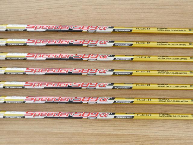 Iron set : Katana : ชุดเหล็ก Katana Sword ATC-589a (หน้าเด้ง) มีเหล็ก 6-Pw,Aw,Sw (7 ชิ้น) ก้านกราไฟต์ Fujikura Speeder 589 Flex R