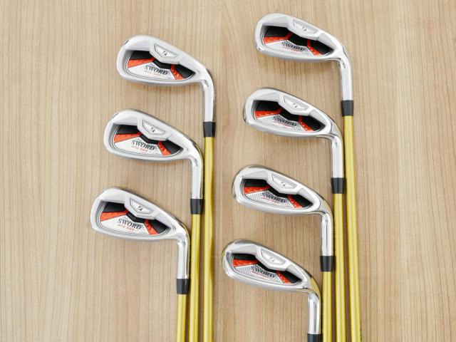 Iron set : Katana : ชุดเหล็ก Katana Sword ATC-589a (หน้าเด้ง) มีเหล็ก 6-Pw,Aw,Sw (7 ชิ้น) ก้านกราไฟต์ Fujikura Speeder 589 Flex R