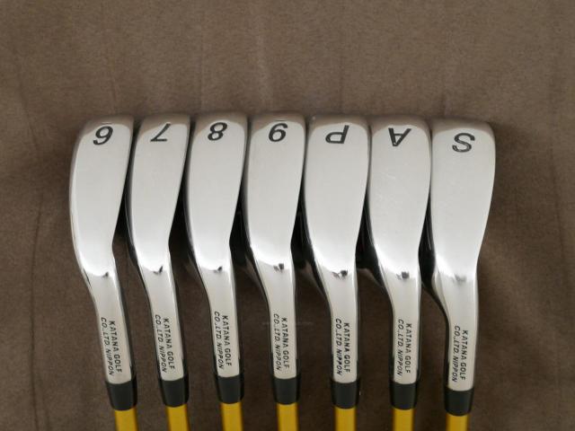 Iron set : Katana : ชุดเหล็ก Katana Sword ATC-589a (หน้าเด้ง) มีเหล็ก 6-Pw,Aw,Sw (7 ชิ้น) ก้านกราไฟต์ Fujikura Speeder 589 Flex R