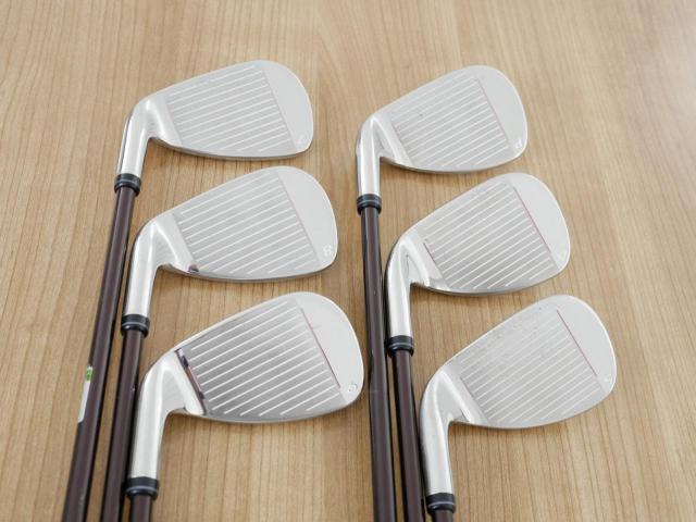 Lady club : All : ชุดเหล็ก PRGR Sweep CT-13 (ตีง่ายมาก) มีเหล็ก 7-Pw,Aw,Sw (6 ชิ้น) ก้านกราไฟต์ Flex L (M-30)