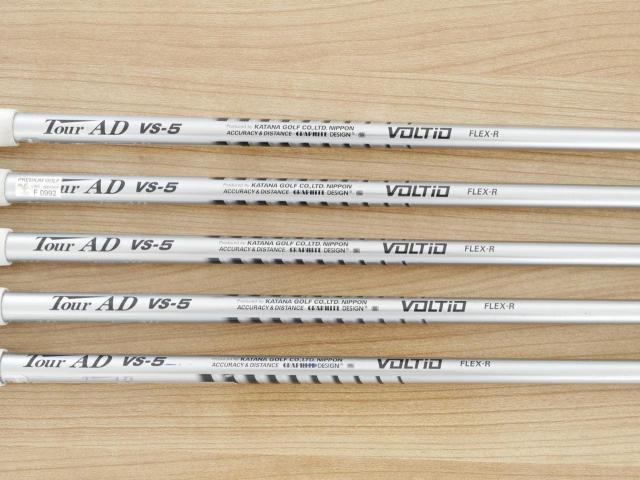 Iron set : Katana : ชุดเหล็กกระเทย Katana Voltio III G Series Hi (ตีง่าย ไกลมาก) มีเหล็ก 7-Pw,Aw (5 ชิ้น ระยะเทียบเท่า เหล็ก 6-Pw) ก้าน Tour AD VS-5 Flex R