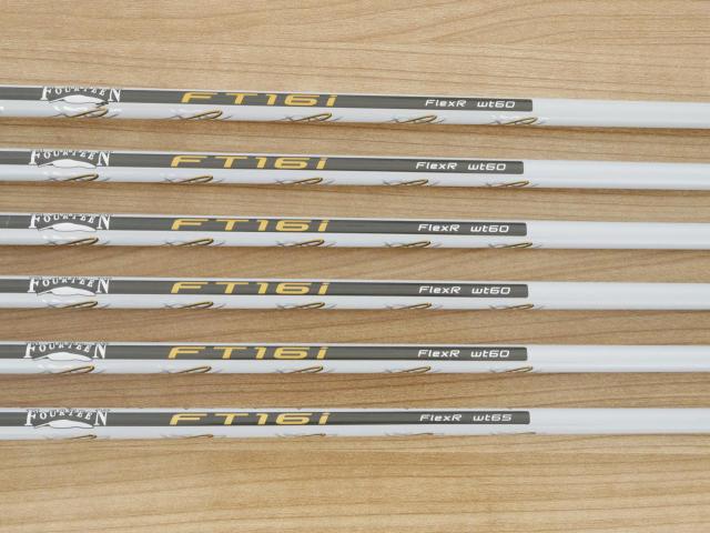 Iron set : Fourteen : ชุดเหล็ก Fourteen TC404 (ปี 2018 ใบใหญ่ ตีไกลมาก เหล็ก 7 Loft 28) มีเหล็ก 6-Pw,Aw (6 ชิ้น) ก้านกราไฟต์ Flex R
