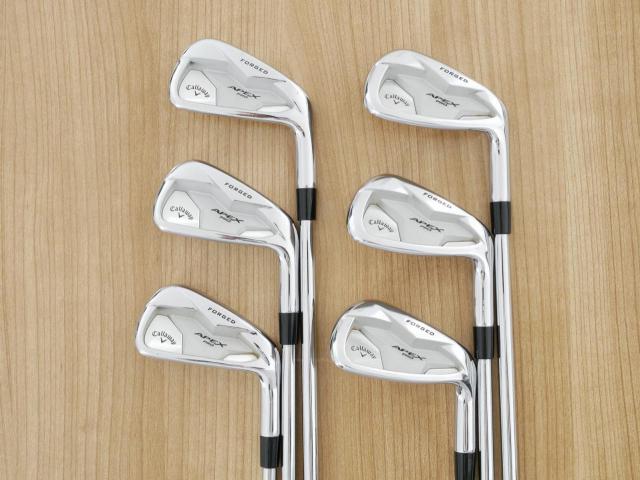 Iron set : Callaway : ชุดเหล็ก Callaway APEX Pro Forged (ออกปี 2019) มีเหล็ก 5-Pw (6 ชิ้น) ก้านเหล็ก NS Pro Modus 105 Flex S