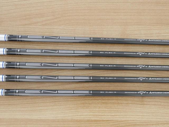 Iron set : Callaway : ชุดเหล็ก Callaway Paradym Ai Smoke (ออกปี 2024 ตีง่ายมาก ไกล Japan Spec.) มีเหล็ก 6-Pw (5 ชิ้น) ก้านกราไฟต์ Mitsubishi TENSEI 50 Flex R
