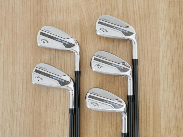 Iron set : Callaway : ชุดเหล็ก Callaway Paradym Ai Smoke (ออกปี 2024 ตีง่ายมาก ไกล Japan Spec.) มีเหล็ก 6-Pw (5 ชิ้น) ก้านกราไฟต์ Mitsubishi TENSEI 50 Flex R