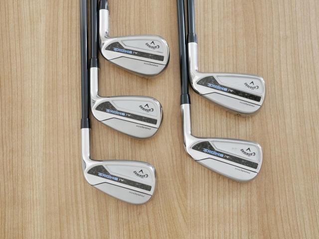 Iron set : Callaway : ชุดเหล็ก Callaway Paradym Ai Smoke (ออกปี 2024 ตีง่ายมาก ไกล Japan Spec.) มีเหล็ก 6-Pw (5 ชิ้น) ก้านกราไฟต์ Mitsubishi TENSEI 50 Flex R