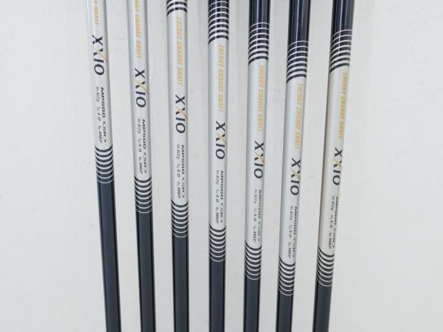 Iron set : XXIO : ชุดเหล็ก XXIO Impact Power Matching 5 มีเหล็ก 5-Pw,Aw (7 ชิ้น) ก้านกราไฟต์ MP-500 Flex SR