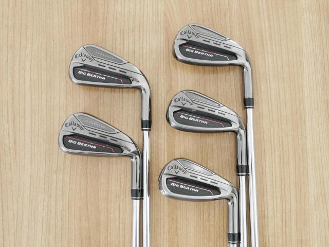Iron set : Callaway : ชุดเหล็ก Callaway Big Bertha (รุ่นล่าสุด ปี 2023 ตีง่ายที่สุดของ Callaway) มีเหล็ก 6-Pw (5 ชิ้น) ก้านเหล็ก NS Pro 950 Neo Flex S