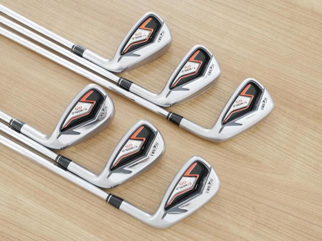 Iron set : Honma : ชุดเหล็ก Honma Tour World GS (ออกปี 2021 ใบใหญ่ ตีง่าย ไกล) มีเหล็ก 6-11 (6 ชิ้น) ก้านเหล็ก NS Pro ZELOS 8 Flex R