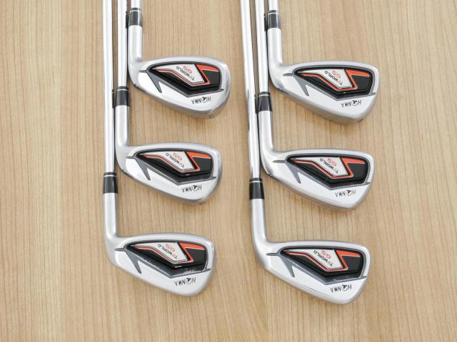 Iron set : Honma : ชุดเหล็ก Honma Tour World GS (ออกปี 2021 ใบใหญ่ ตีง่าย ไกล) มีเหล็ก 6-11 (6 ชิ้น) ก้านเหล็ก NS Pro ZELOS 8 Flex R