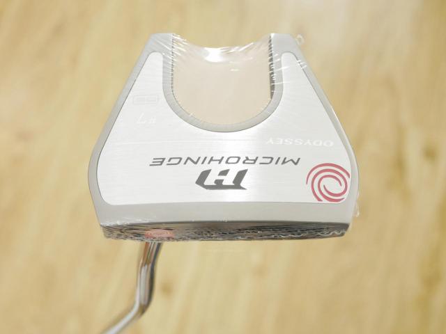 Putter : All : **ของใหม่ ยังไม่แกะพลาสติก** พัตเตอร์ Odyssey Microhinge #7 DB (รุ่นล่าสุด ปี 2025) ยาว 32 นิ้ว